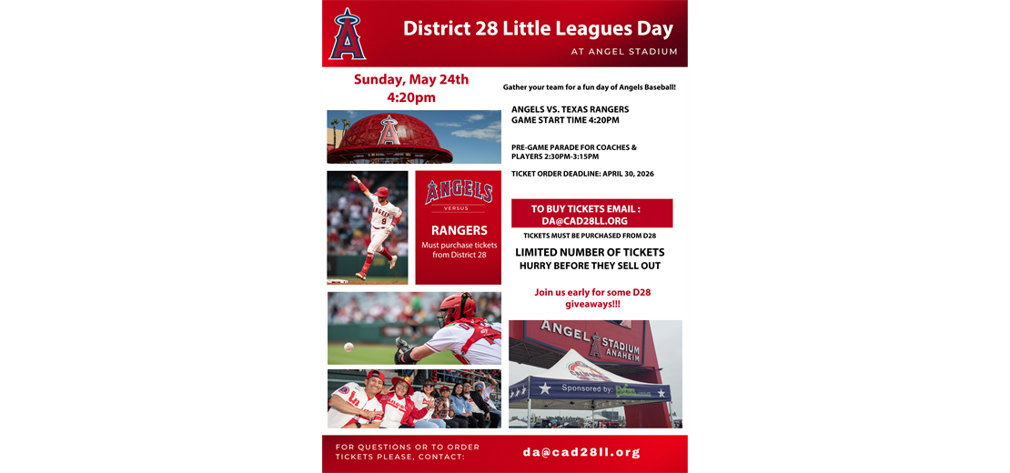 Join D28 at Angels Stadium